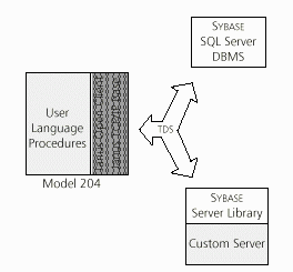 ... Procedures as clients in the SYBASE Open Client/Server Architecture